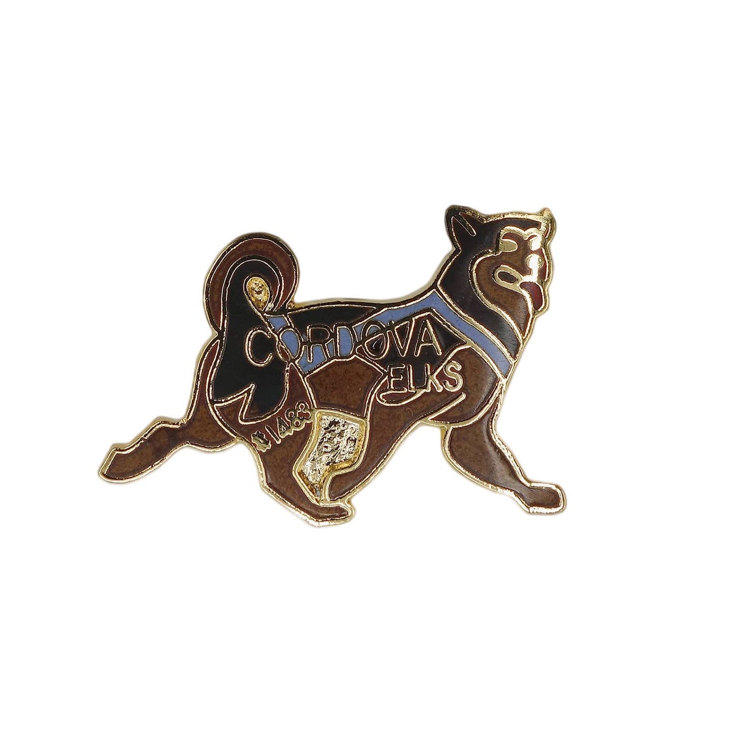 CORDOVA ELKS #1483 エルクス ピンズ ハスキー犬