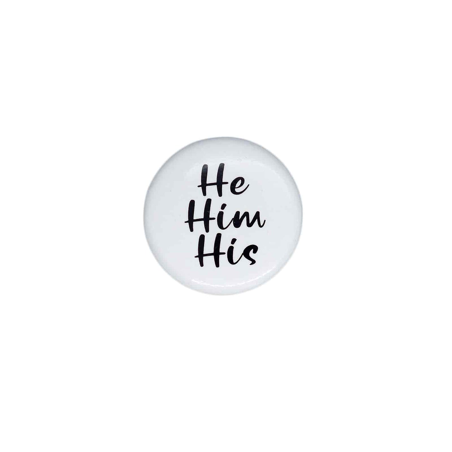 He Him His 缶バッジ バッチ