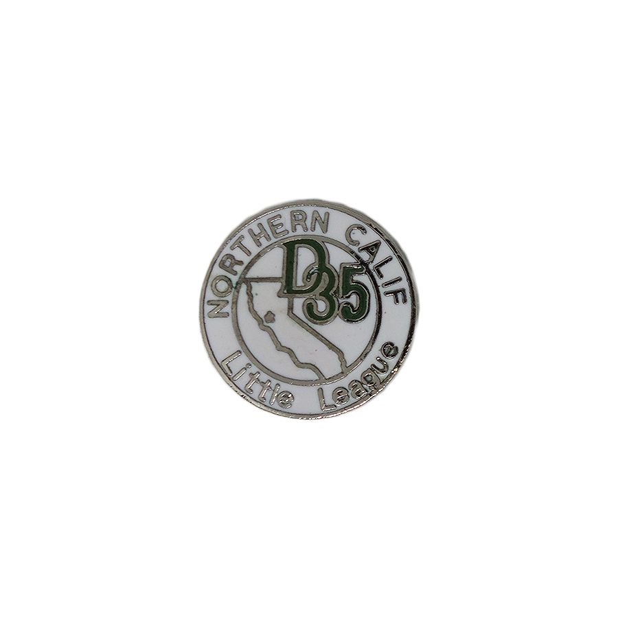 NORTHERN CALIFORNIA D35 Little League ピンズ 野球 留め具付き