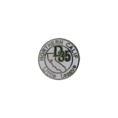 NORTHERN CALIFORNIA D35 Little League ピンズ 野球 留め具付き