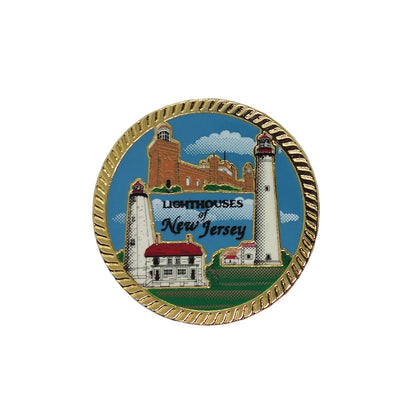 LIGHTHOUSES ピンズ 灯台 ニュージャージー州 留め具付き