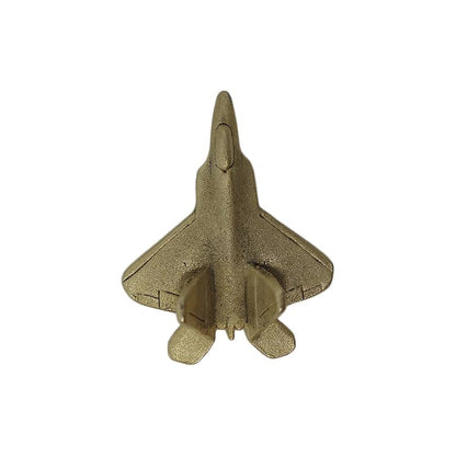 F-22 戦闘機 ピンズ 金色 飛行機 留め具付き