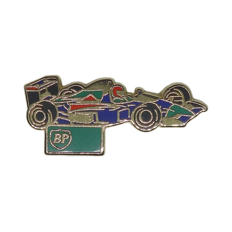 F1 ピンズ 自動車 レーシングカー BP 限定　留め具付き
