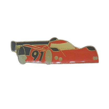 自動車 ピンズ レーシングカー 留め具付き レトロ