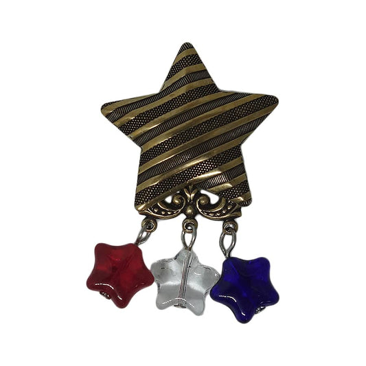 星 ピンズ スター 留め具付き