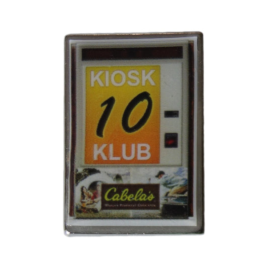 ピンズ Cabelas アウトドア用品メーカー 留め具付き ピンバッジ レトロ