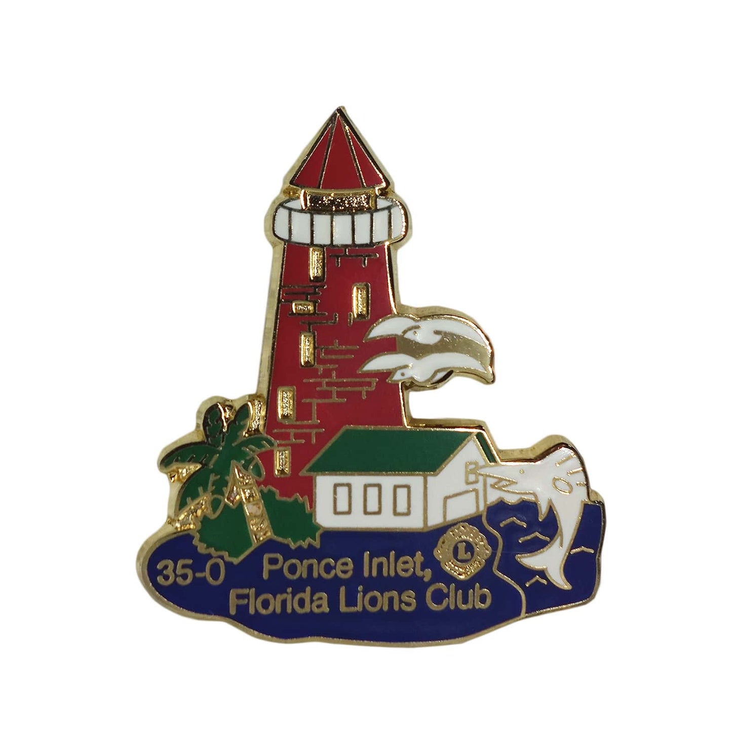 Ponce Inlet, Florida Lions Club ライオンズクラブ ピンズ 留め具付き