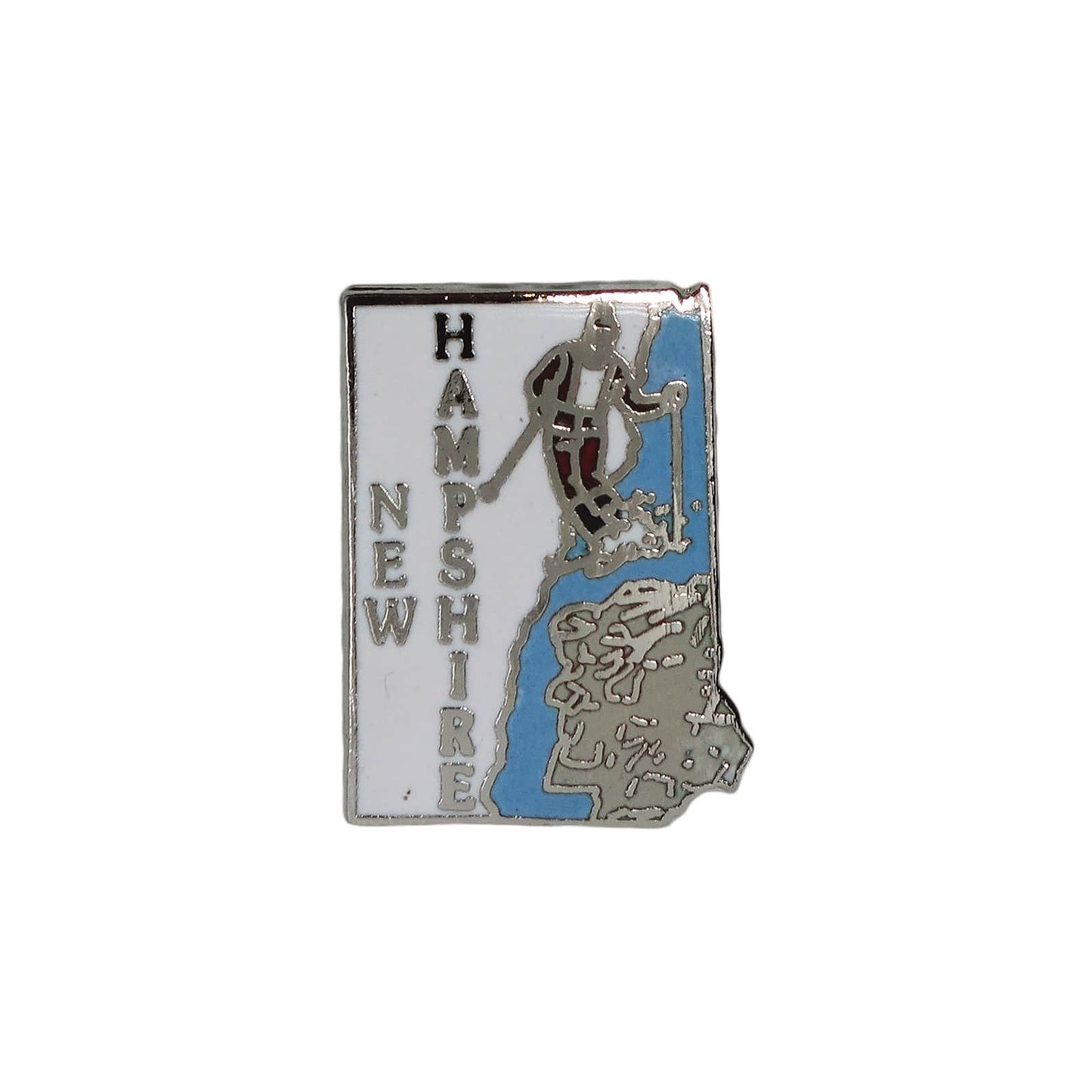 NEW HAMPSHIRE ピンズ ニューハンプシャー州 地図型 MAFCO 留め具付き
