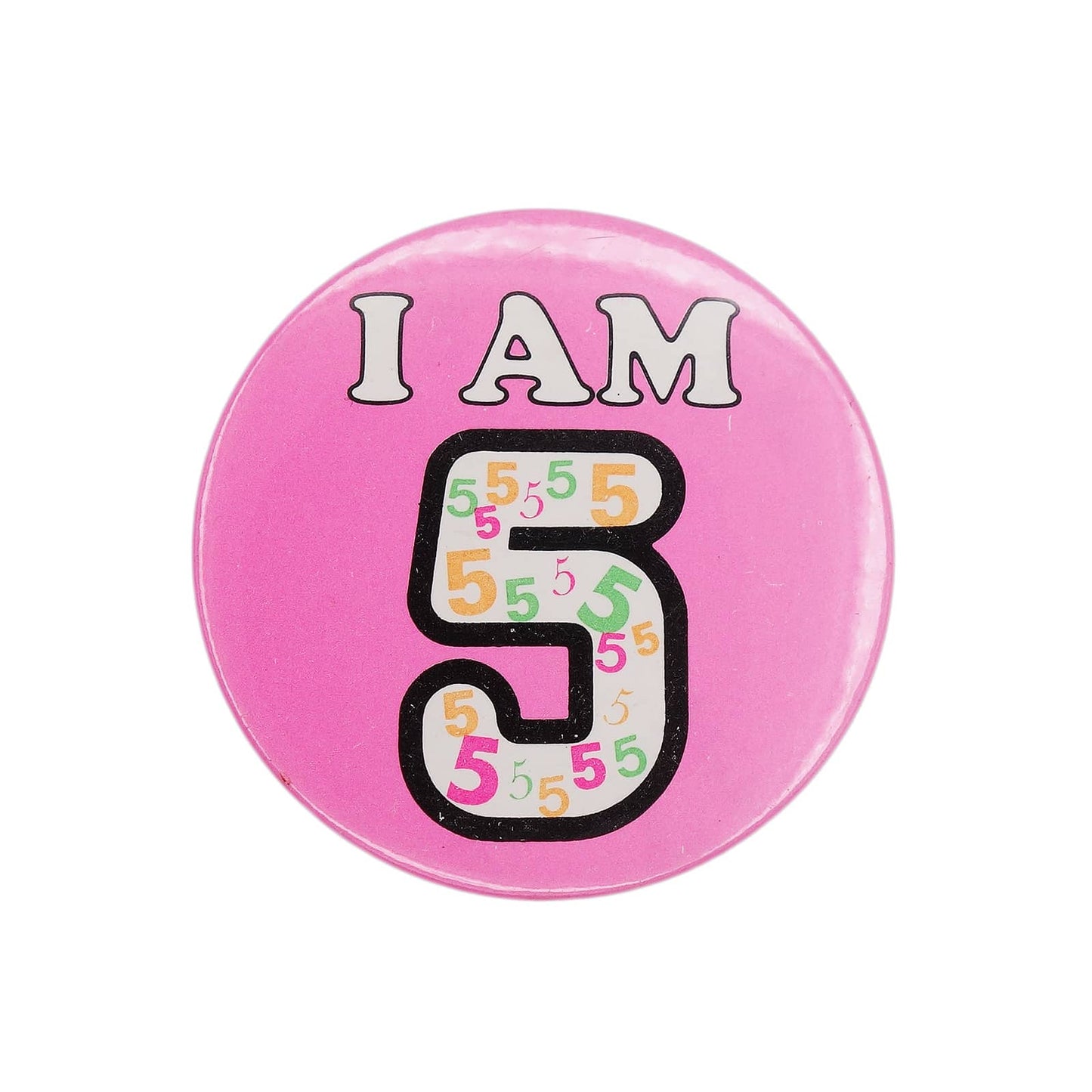 I am 5 缶バッジ バッチ 5歳 誕生日