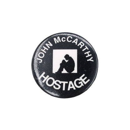 JOHN McCARTHY HOSTAGE 缶バッジ バッチ