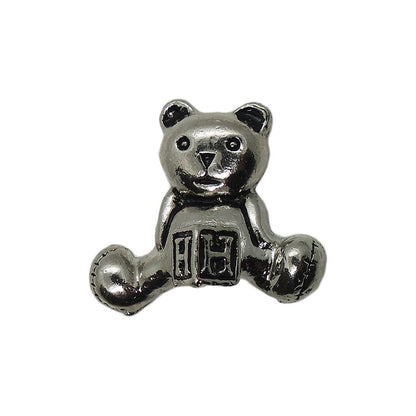 HH テディベア ピンズ 留め具付き　