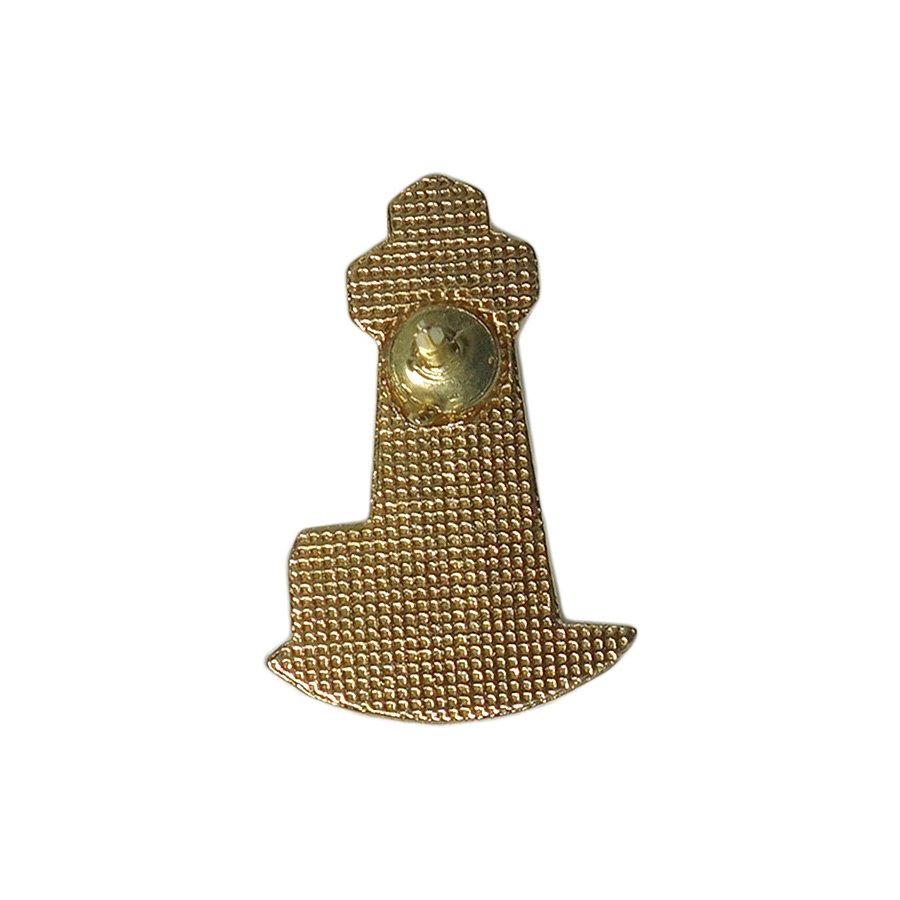 灯台 ピンズ 金色 ラインストーン付き
