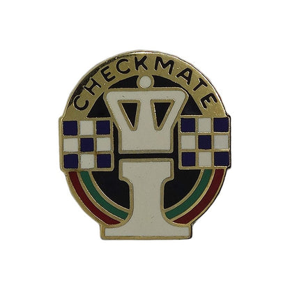 99th RSC インシグニア ピンズ 米陸軍 ミリタリー CHECKMATE 留め具付き