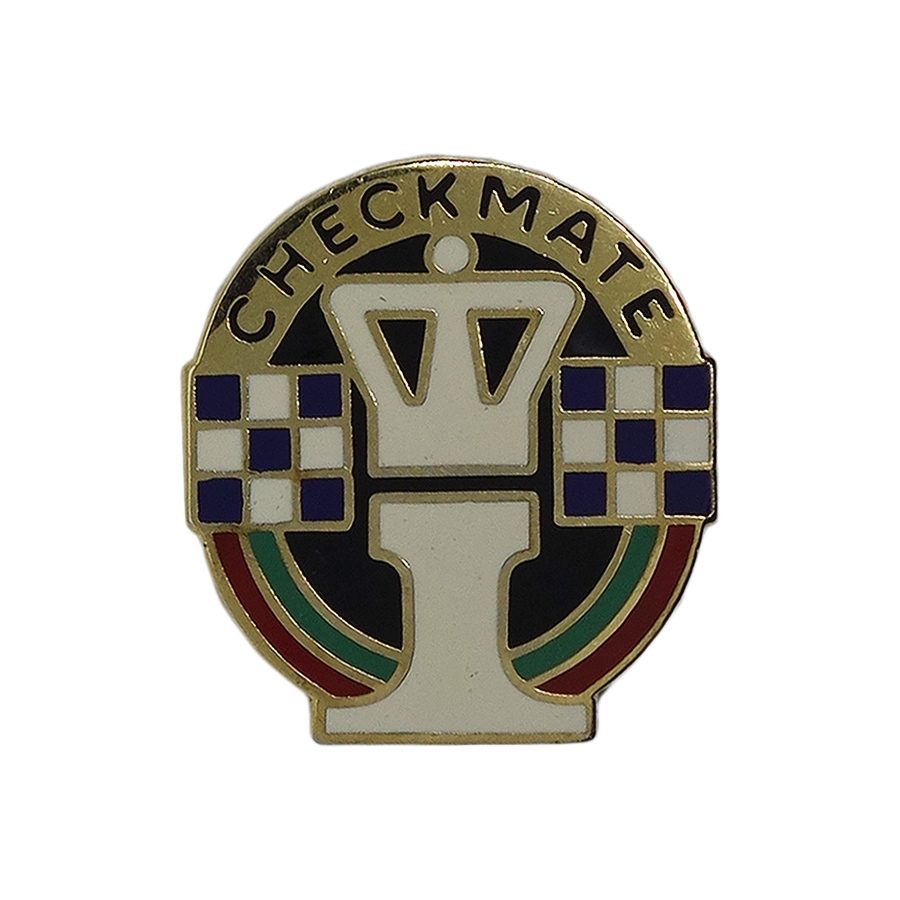 99th RSC インシグニア ピンズ 米陸軍 ミリタリー CHECKMATE 留め具付き