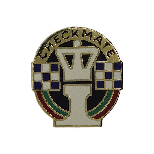 99th RSC インシグニア ピンズ 米陸軍 ミリタリー CHECKMATE 留め具付き