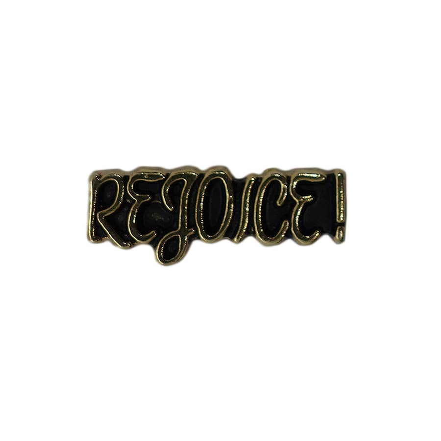 REJOICE! ピンズ 留め具付き