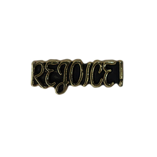 REJOICE! ピンズ 留め具付き