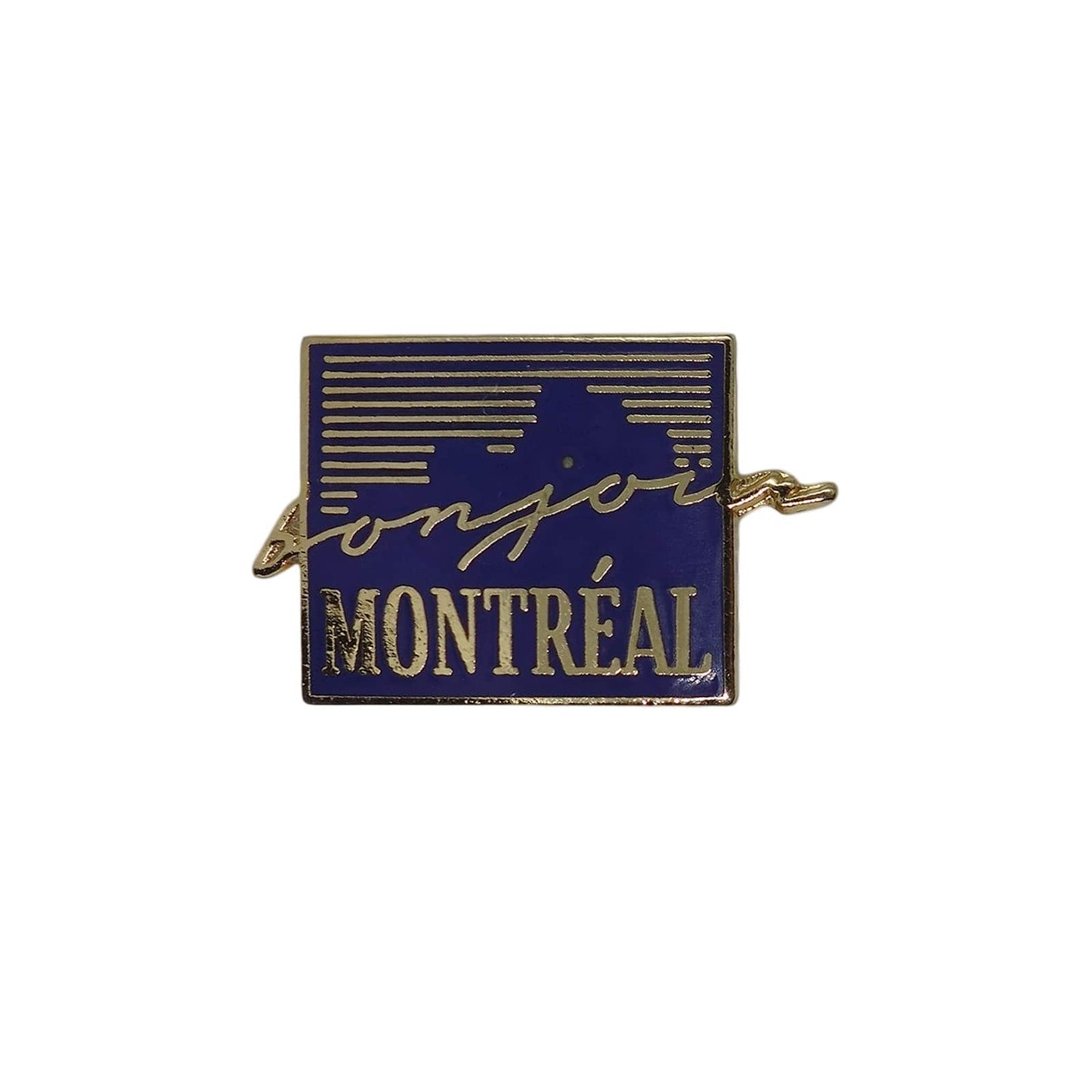 Bonjour MONTREAL ピンズ モントリオール 留め具付き