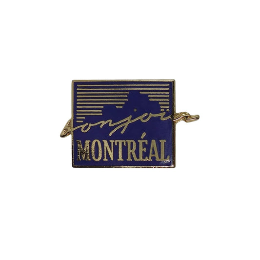 Bonjour MONTREAL ピンズ モントリオール 留め具付き