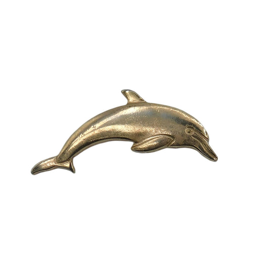 イルカ ピンズ 金色 動物