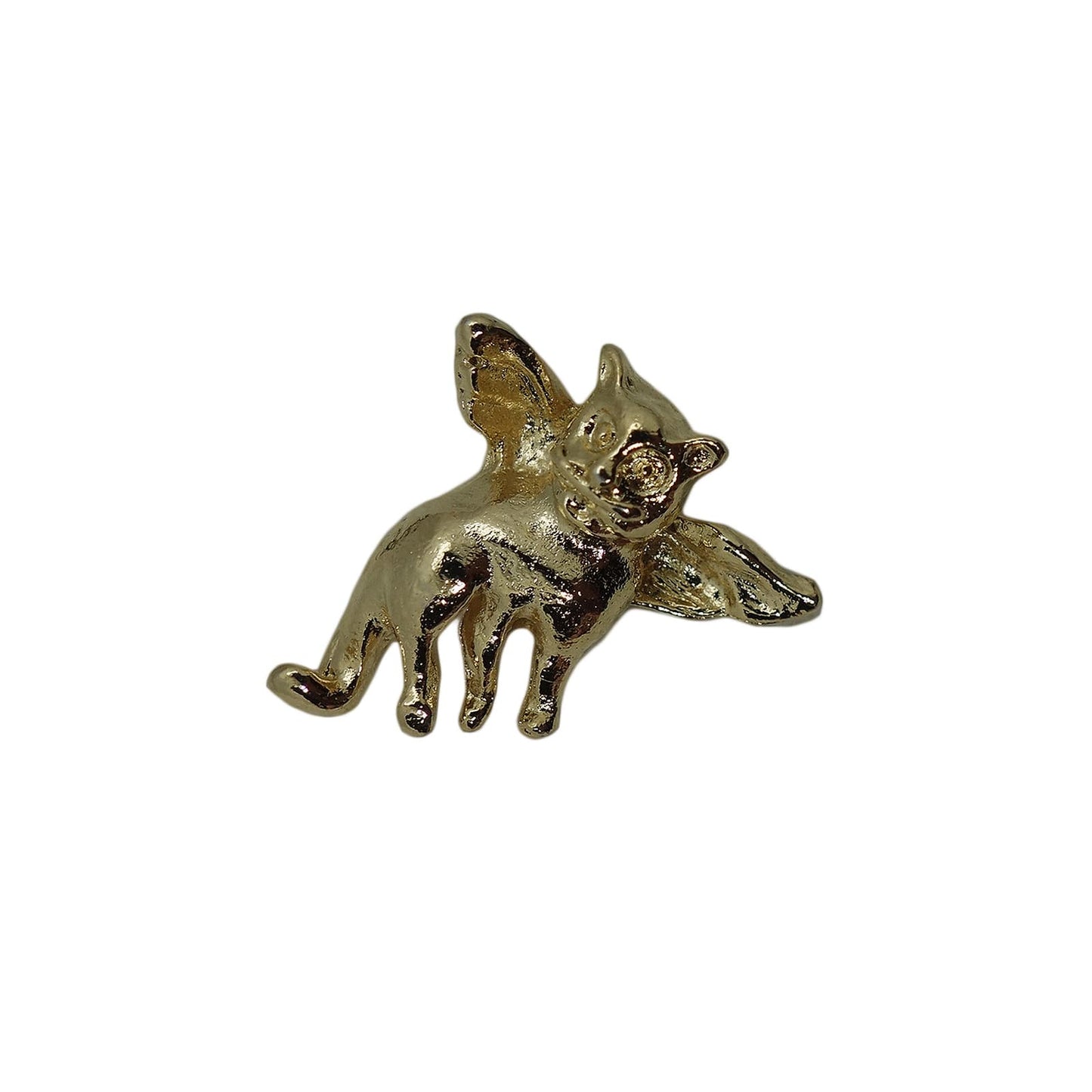 翼猫 ピンズ 留め具付き 天使の猫