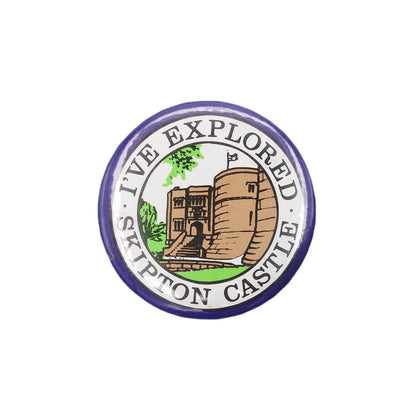 I'VE EXPLORED SKIPTON CASTLE 缶バッジ バッチ スキプトン城