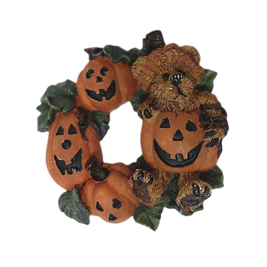Boyds Bears ハロウィン クマとジャックオーランタン ブローチ