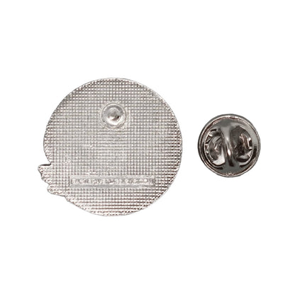 シロクマとカラス ピンズ 陰陽風