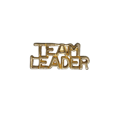 TEAM LEADER ピンズ 金色 チームリーダー