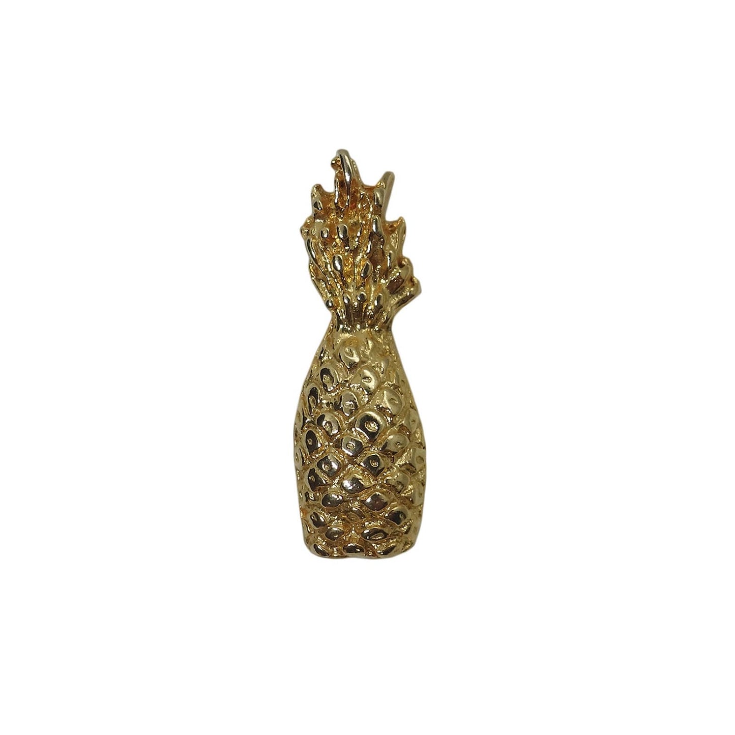 パイナップル 果物 ピンズ 金色 フルーツ 留め具付き