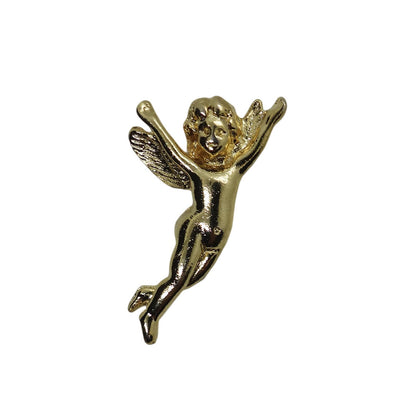 エンジェル ピンズ 金色 天使 留め具付き