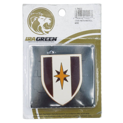 第44医療旅団 クレスト ピンズ IRA GREEN デッドストック