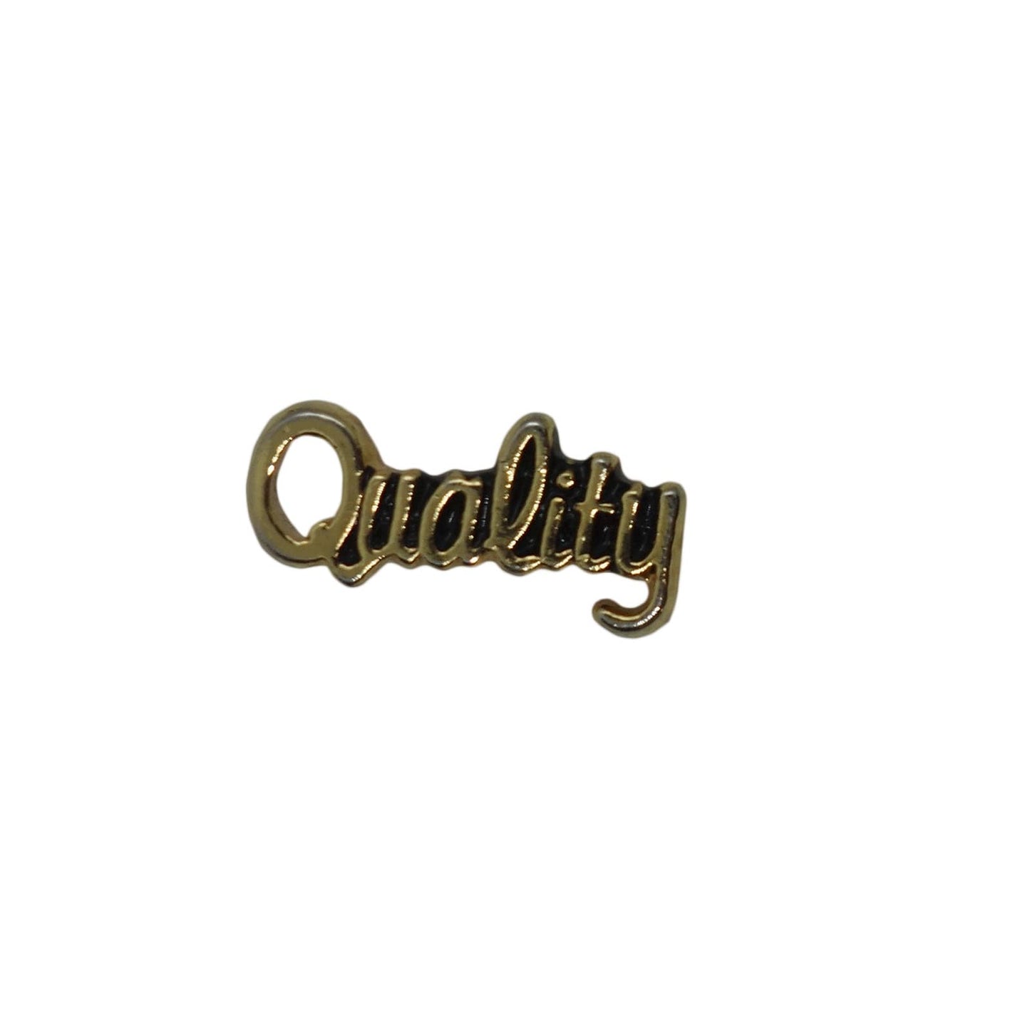 Quality ピンズ 留め具付き 文字
