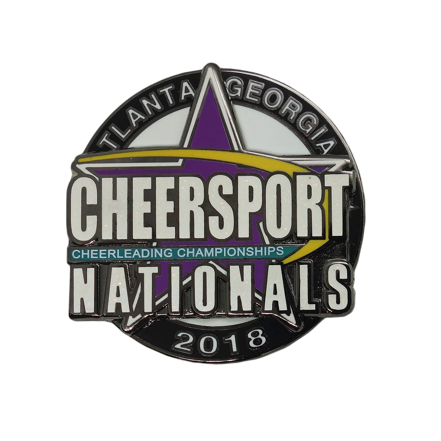 CHEERSPORT NATIONALS 2018 ピンズ チアリーディング選手権 留め具付き