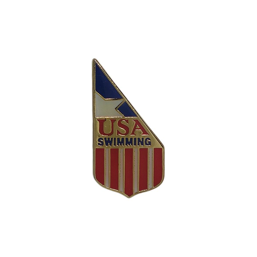 USA SWIMMING ピンズ 水泳連盟 留め具付き