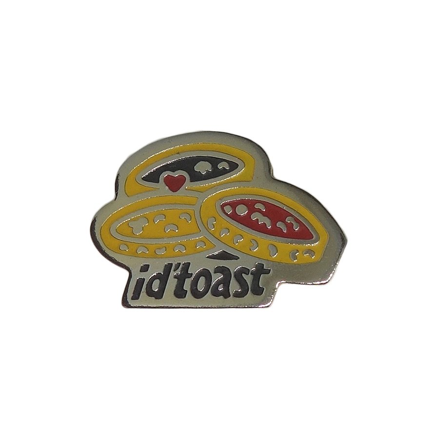 焼き菓子パイ ピンズ id' toast 留め具付き レトロ