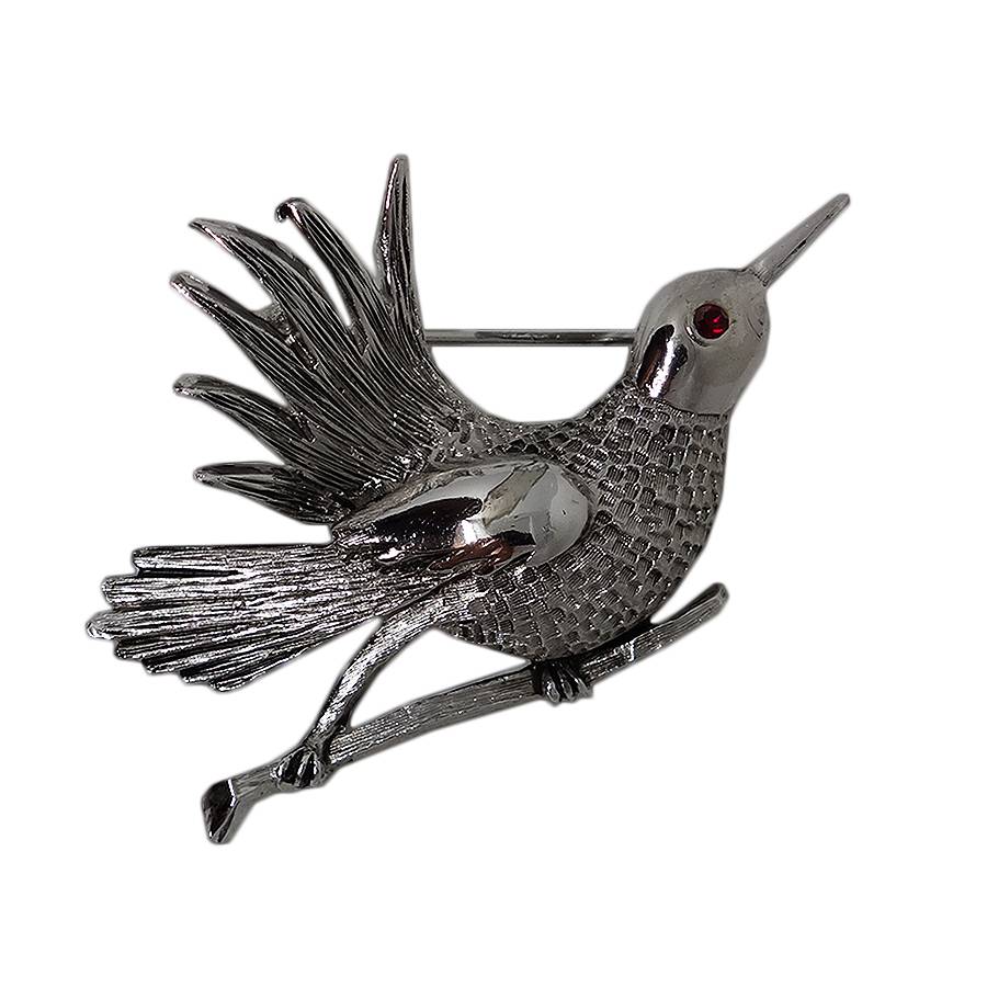 鳥 ブローチ 動物