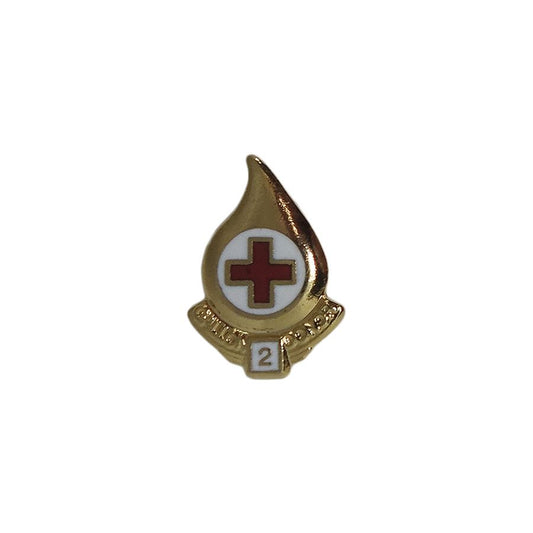 アメリカ 赤十字 ピンズ RED CROSS レッドクロス 献血 留め具付き