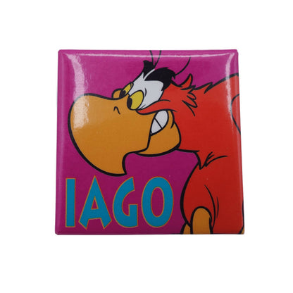 ディズニー アラジン キャラクター 缶バッジ オウム IAGO