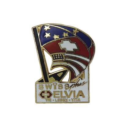 ELVIA スイス 保険会社 ピンズ