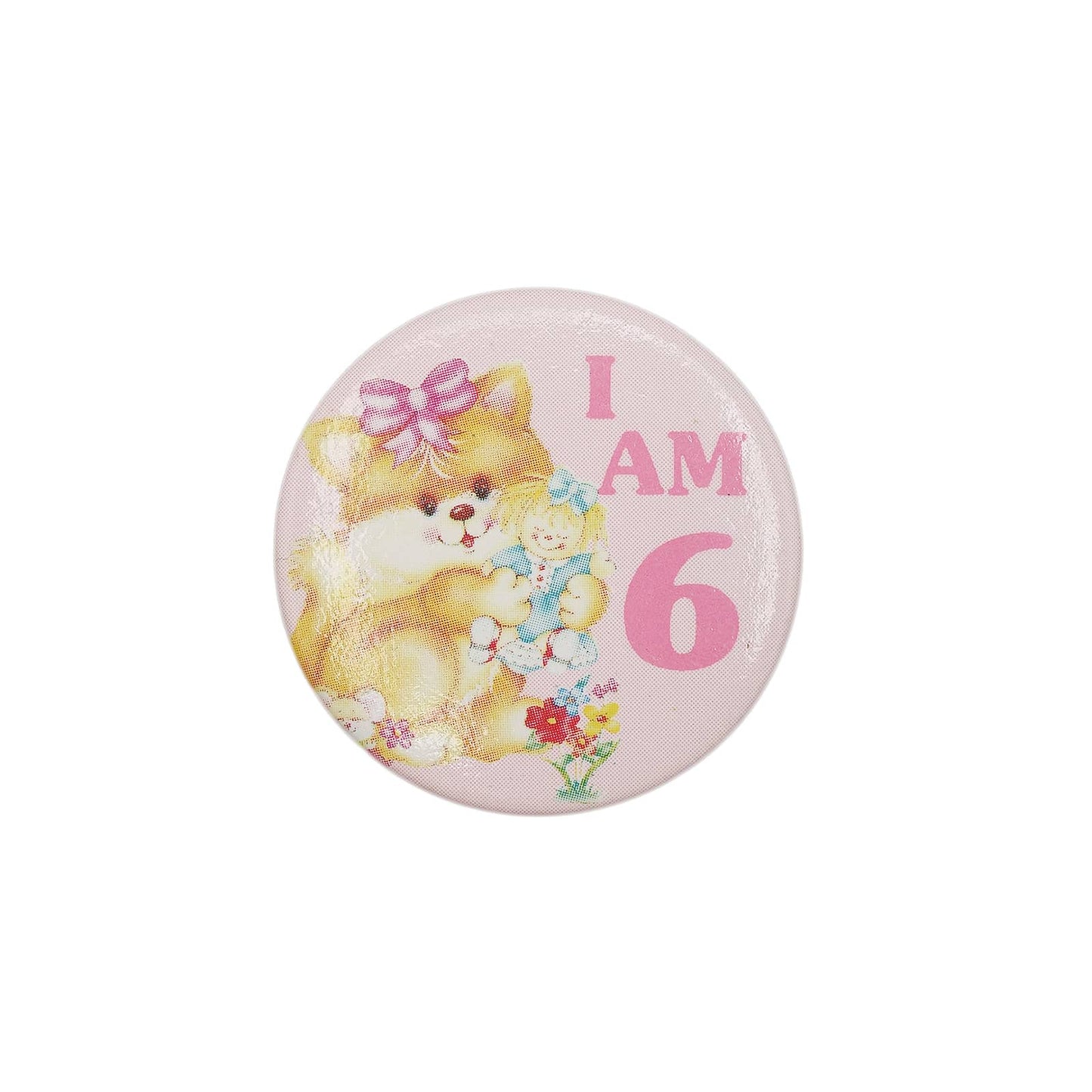 I AM 6 缶バッジ バッチ 6歳 誕生日