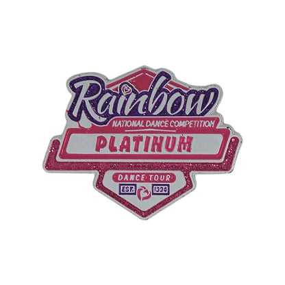 Rainbow National Dance Competition ピンズ ダンス 留め具付き