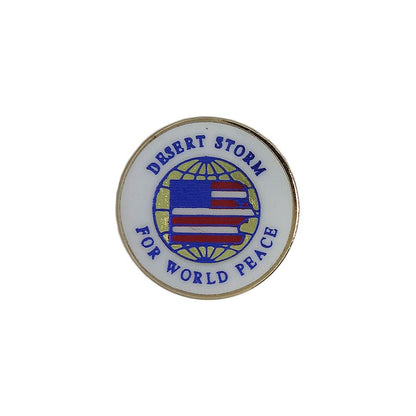 DESERT STORM FOR WORLD PEACE ピンズ 留め具付き