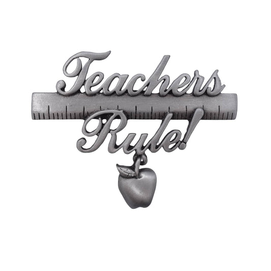Teachers Rule! ブローチ 定規 林檎 JONETTE JEWELRY