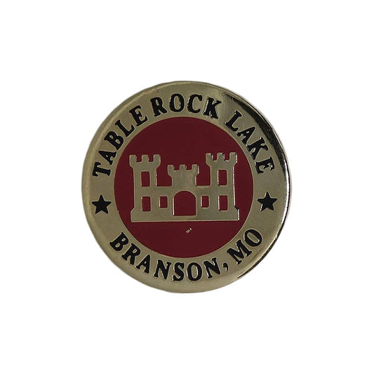 TABLE ROCK LAKE ピンズ ミズーリ州 ブランソン 留め具付き