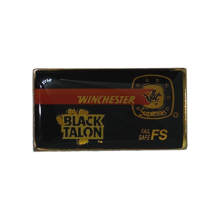 WINCHESTER BLACK TALON 弾薬 ピンズ ピストル ライフル 留め具付き