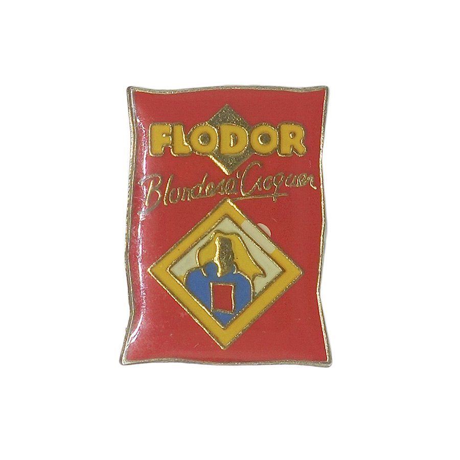 ピンズ flodor blonde a croquer ポテトチップス フランス 留め具付き レトロ
