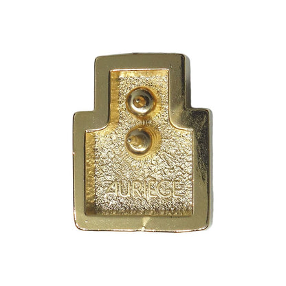 ピンズ ボトル型 金色 Auriege フランス コスメブランド 留め具付き レトロ ピンバッチ
