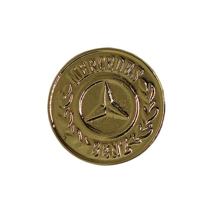 MERCEDES BENZ 車 エンブレム ピンズ 金色 ベンツ 留め具付き