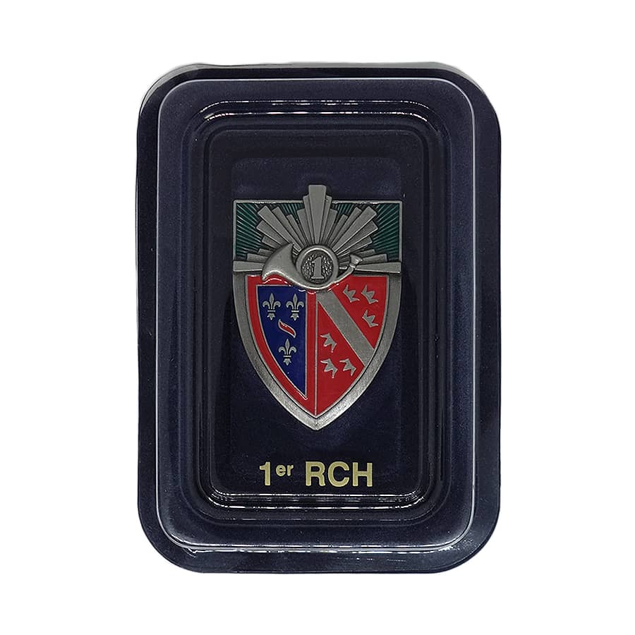フランス軍猟騎兵連隊 1er RCH インシグニア ミリタリー ブローチ デッドストック